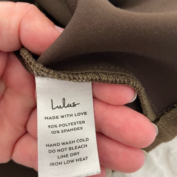 Lulus brown faux suede pencil skirt - Picture 8 of 8